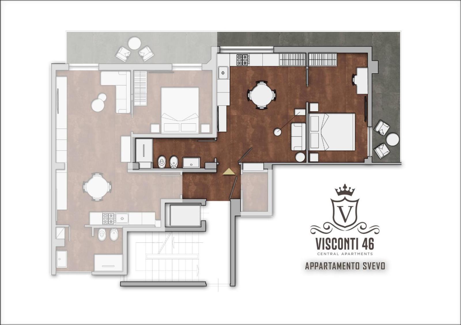 Visconti 46 Central Apartments Bari Esterno foto
